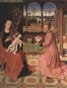 Dieric Bouts Saint Luke Drawing the Virgin and Child France oil painting artist